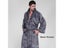 Plus Size Hooded Bathrobes Men Women Winter Long-sleeved Exquisite Plush Male Carousel 1