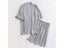 New Men Traditional Japanese Pajamas Set Viscose Fiber Robe Shorts Cotton Carousel 6