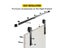 Barn Door Hardware 4M Double Door Carousel 10
