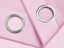 1 Pair Rod Pocket Voile Sheer Curtain Window Drape Privacy Draperies Pink Carousel 6
