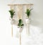 Triple Plant Pot Hanger Macrame Boho Wall Tapestry Hanging I0776BG0 Carousel 4