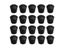 Inner Diameter Black Round Furniture Chair Table Leg Foot Rubber Covers Floor Carousel 3