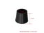 Inner Diameter Black Round Furniture Chair Table Leg Foot Rubber Covers Floor Carousel 4