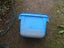 blue bins for scaffolding parts or potting mix storage or whatever Carousel 3
