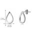 925 Sterling Silver Water Drop Earrings "Waiora" Carousel 5