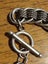 127 gram Vintage .925 sterling silver fob bracelet and necklace set Carousel 5