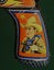 Vintage SPACE TOY Tinplate Litho RAY GUN with COWBOYS on Handle WEST GERMANY Carousel 6