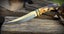 *AWESOME* USA SCHRADE UNCLE HENRY CARBON STEEL FIXED BLADE.THE 153 GOLDEN SPIKE. Carousel 2