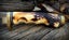 *AWESOME* USA SCHRADE UNCLE HENRY CARBON STEEL FIXED BLADE.THE 153 GOLDEN SPIKE. Carousel 4