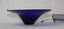 +++ HAND BLOWN BLUE ART GLASS BOWL +++ Carousel 9