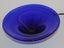 +++ HAND BLOWN BLUE ART GLASS BOWL +++ Carousel 13