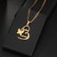 Personalized Gold Heart Name Necklace with Butterfly. Meaningful Gift for Her Carousel 2
