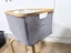 Set of 4 Fabric Laundry Baskets with Bamboo Trim Carousel 8