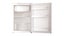 Westinghouse 120L bar fridge, white with reversible door, full width ice box & 2 Carousel 2