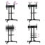 Tv Stand On Wheels 32-70 Inch Screen Max Vesa 600X400 Mm 50Kg Tikpii Carousel 7