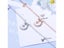 925 Sterling Silver Star Moon Zircon Pendant Anklet Bracelet For Women Girls Carousel 6