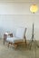 A VERY RARE JOHN CRICHTON TRIPOD FLOOR LAMP AND NELSON SHADE c1950 Carousel 15