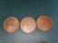 3 Coins One ounce each of Copper. Carousel 2