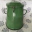 Large Green Vintage Enamel Container Carousel 1