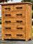 $1 RESERVE! ABSOLUTELY STUNNING ‘INDUSTRIAL’ SOLID WOOD TALLBOY DRAWERS! Carousel 10