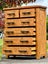 $1 RESERVE! ABSOLUTELY STUNNING ‘INDUSTRIAL’ SOLID WOOD TALLBOY DRAWERS! Carousel 15