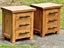 $1 RESERVE! ABSOLUTELY STUNNING ‘INDUSTRIAL’ SOLID WOOD SET OF BEDSIDE DRAWERS! Carousel 6