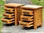 $1 RESERVE! ABSOLUTELY STUNNING ‘INDUSTRIAL’ SOLID WOOD SET OF BEDSIDE DRAWERS! Carousel 16