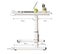 Study Desk Hand Crank Desk Adjustable Height Carousel 3