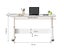 Study Desk Hand Crank Desk Adjustable Height Carousel 4
