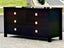 $1 RESERVE! ABSOLUTELY STUNNING SOLID WOOD DARK STAINED DUCHESS DRAWERS! Carousel 11