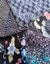Kimono Fabric scraps Lot of 5 ( aprox W15cm x L 30cm ) , 16-30-5az69 Carousel 2