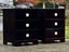$1 RESERVE! ABSOLUTELY STUNNING SOLID WOOD DARK STAINED SET OF 2 BEDSIDE DRAWERS Carousel 5