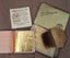 VINTAGE TIN WITH SHEETS ENGLISH MADE GOLD LEAF +SABLE BRUSH TO APPLY IT Carousel 1