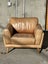 SPECTACULAR FARMERS "HENDRIX" GENUINE ANILINE LEATHER ARMCHAIR Carousel 3