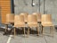 MAGNIFICENT CUCHI "SKETCH TAMI" OAK DINING CHAIRS X6 Carousel 3