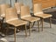 MAGNIFICENT CUCHI "SKETCH TAMI" OAK DINING CHAIRS X6 Carousel 4
