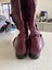 Red Leather Boots Sz38 Carousel 3