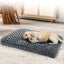 Goslash Picks 48 Inch Dog Bed Pet Calming Washable Soft Warm Plush Carousel 8