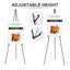 Easel Stand for Display Wedding Sign Poster 160cm Tall Easle Portable Carousel 8