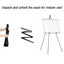 Easel Stand for Display Wedding Sign Poster 160cm Tall Easle Portable Carousel 10