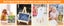 8 Pack 24cm Wood Easels Tripod Painting Easels Art Crafts Portable Canvas Holder Carousel 4