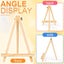 8 Pack 24cm Wood Easels Tripod Painting Easels Art Crafts Portable Canvas Holder Carousel 9