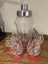 Art Deco red and white cocktail set Carousel 1