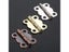 10pcs Butterfly Hinges W/screws Silver/Red Copper/Gold 16*12mm Decor Cabinet Carousel 5