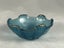 Vintage Blue Glass Trinket Dish Carousel 1