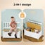 Levede 2-In-1 Kids Toys Storage Bench Box Wooden Chair Chest Cabinet Container Carousel 3