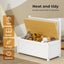 Levede 2-In-1 Kids Toys Storage Bench Box Wooden Chair Chest Cabinet Container Carousel 4