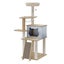 Pawz Cat Tree Tower Scratching Post Scratcher Wood Condo House Furniture 120cm Carousel 1