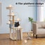 Pawz Cat Tree Tower Scratching Post Scratcher Wood Condo House Furniture 120cm Carousel 3