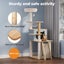 Pawz Cat Tree Tower Scratching Post Scratcher Wood Condo House Furniture 120cm Carousel 7